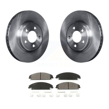 Front Brake Rotor & Semi-Metallic Pad Kit For 2019 Dodge Charger GT Without Brembo Brakes K8S-100222
