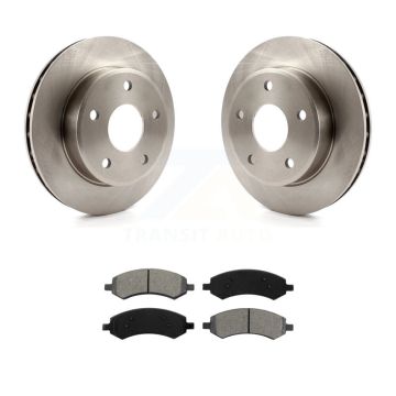 Front Disc Brake Rotors And Semi-Metallic Pads Kit For Dakota Dodge Ram Mitsubishi Raider K8S-100224