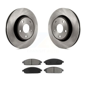 Front Disc Brake Rotors And Semi-Metallic Pads Kit For Jeep Grand Cherokee Commander K8S-100225