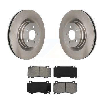 Front Brake Rotors Semi-Metallic Pad Kit For Dodge Charger Chrysler 300 Challenger Magnum K8S-100226