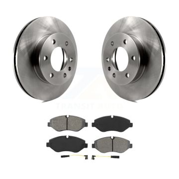 Front Disc Brake Rotors And Semi-Metallic Pads Kit For Sprinter 2500 Mercedes-Benz Dodge K8S-100232