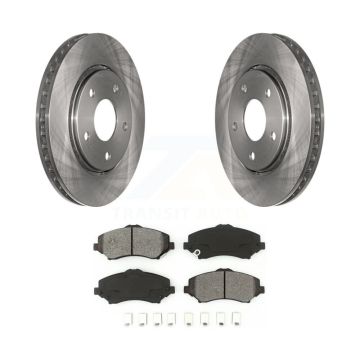 Front Brake Rotor & Semi-Metallic Pad Kit For Dodge Grand Caravan Journey Chrysler Town K8S-100233