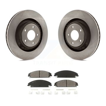 Front Disc Brake Rotors And Semi-Metallic Pads Kit For Dodge Chrysler 200 Caliber Avenger K8S-100237