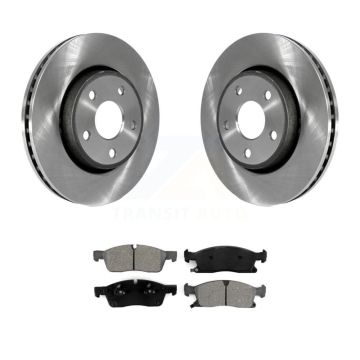 Front Disc Brake Rotors And Semi-Metallic Pads Kit For Jeep Grand Cherokee Dodge Durango K8S-100239