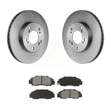 Front Brake Rotor & Semi-Metallic Pad Kit For Honda CR-V Acura Prelude Integra Odyssey TL K8S-100245