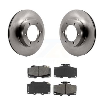 Front Disc Brake Rotors And Semi-Metallic Pads Kit For Toyota Pickup 4Runner K8S-100253