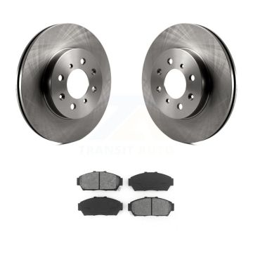Front Disc Brake Rotors And Semi-Metallic Pads Kit For Acura Integra Honda Civic K8S-100262