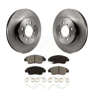 Front Disc Brake Rotors And Semi-Metallic Pads Kit For Honda Fit Civic del Sol K8S-100263