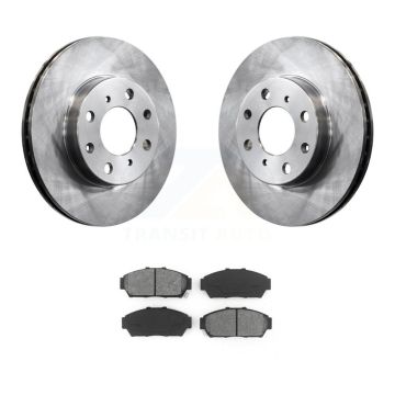 Front Brake Rotor & Semi-Metallic Pad Kit For 1994-1995 Honda Civic EX with Sedan Non-ABS K8S-100269