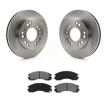 Front Disc Brake Rotors And Semi-Metallic Pads Kit For Eagle Talon Plymouth Laser AWD K8S-100272