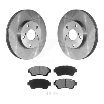 Front Disc Brake Rotor & Semi-Metallic Pad Kit For Toyota Camry Sienna Avalon Lexus ES300 K8S-100275