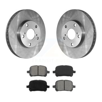 Front Disc Brake Rotor & Semi-Metallic Pad Kit For Toyota Camry Solara Avalon Lexus ES300 K8S-100276