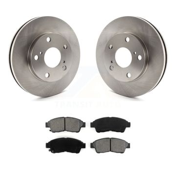 Front Disc Brake Rotors And Semi-Metallic Pads Kit For Toyota Camry 2.2L K8S-100278