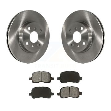 Front Disc Brake Rotor Semi-Metallic Pad Kit For 1998-2002 Toyota Corolla Chevrolet Prizm K8S-100284