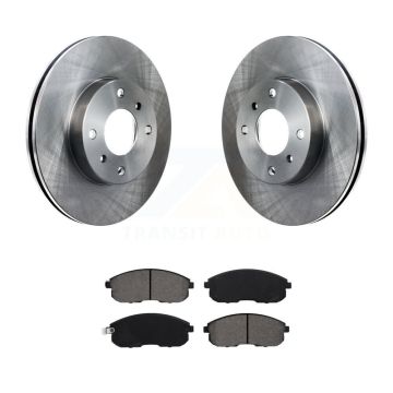 Front Disc Brake Rotors And Semi-Metallic Pads Kit For Nissan Sentra Altima INFINITI G20 K8S-100286
