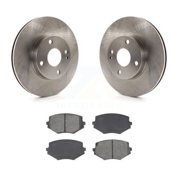 Front Disc Brake Rotors And Semi-Metallic Pads Kit For Mazda Miata K8S-100289