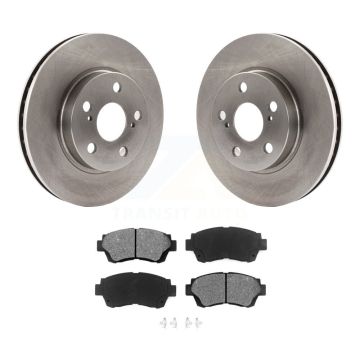 Front Disc Brake Rotors And Semi-Metallic Pads Kit For 1998 Toyota Celica K8S-100292