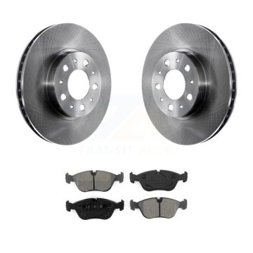 Front Disc Brake Rotors And Semi-Metallic Pads Kit For Volvo S70 850 V70 C70 K8S-100296