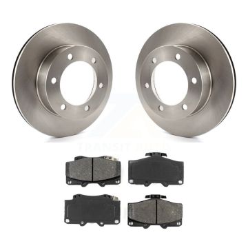 Front Disc Brake Rotors And Semi-Metallic Pads Kit For Toyota 4Runner Tacoma K8S-100298