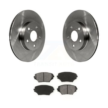 Front Brake Rotors Semi-Metallic Pad Kit For 01-03 Toyota RAV4 BATTERY EV (EV BEV) engine K8S-100303