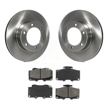 Front Disc Brake Rotors And Semi-Metallic Pads Kit For Toyota 4Runner K8S-100306