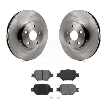 Front Disc Brake Rotors And Semi-Metallic Pads Kit For Toyota Celica Scion tC K8S-100355