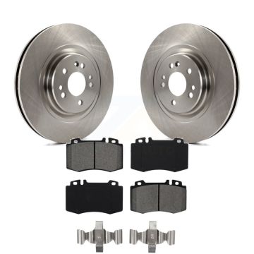 Front Disc Brake Rotors And Semi-Metallic Pads Kit For Mercedes-Benz ML500 ML430 ML55 AMG K8S-100358