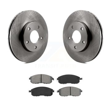 Front Disc Brake Rotor And Semi-Metallic Pad Kit For 2000-2001 Nissan Maxima INFINITI I30 K8S-100359