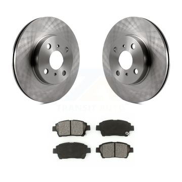 Front Disc Brake Rotors And Semi-Metallic Pads Kit For Toyota Echo MR2 Spyder K8S-100360