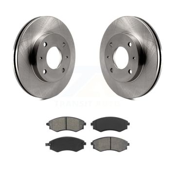 Front Disc Brake Rotors And Semi-Metallic Pads Kit For Hyundai Tiburon Elantra Sonata K8S-100364