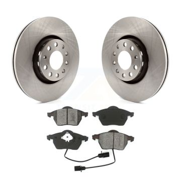 Front Disc Brake Rotors And Semi-Metallic Pads Kit For Audi A4 Quattro A6 S6 S4 K8S-100365