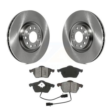 Front Disc Brake Rotors And Semi-Metallic Pads Kit For Audi A6 Quattro S4 K8S-100369
