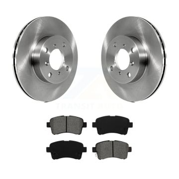 Front Disc Brake Rotors And Semi-Metallic Pads Kit For 2002-2005 Suzuki Aerio K8S-100373