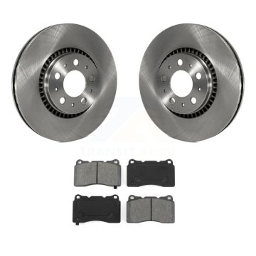 Front Brake Rotor & Semi-Metallic Pad Kit For Volvo V70 R With 305mm Diameter K8S-100377
