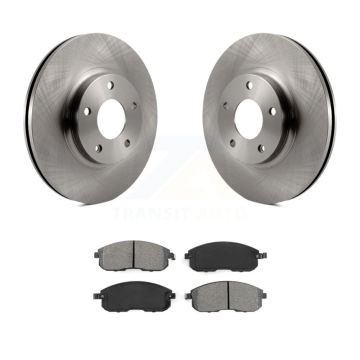 Front Disc Brake Rotors And Semi-Metallic Pads Kit For Nissan Altima Maxima INFINITI I35 K8S-100386