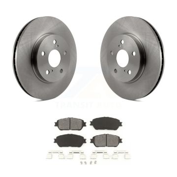 Front Brake Rotor Semi-Metallic Pad Kit For Toyota Sienna Camry Solara Avalon Lexus ES300 K8S-100387