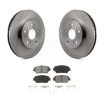Front Disc Brake Rotors And Semi-Metallic Pads Kit For Toyota Camry K8S-100388