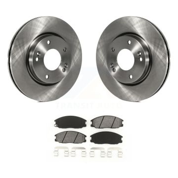 Front Disc Brake Rotors And Semi-Metallic Pads Kit For Hyundai Santa Fe K8S-100398