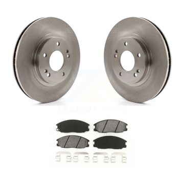 Front Disc Brake Rotors And Semi-Metallic Pads Kit For Hyundai Santa Fe K8S-100399