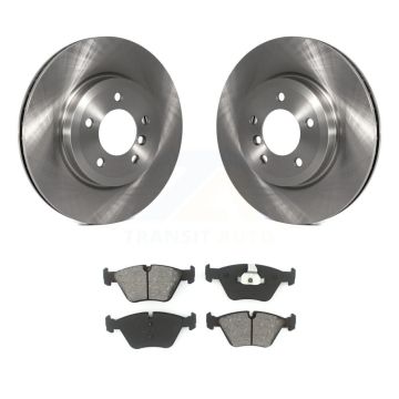 Front Disc Brake Rotors And Semi-Metallic Pads Kit For BMW 330Ci Z4 330i 330xi K8S-100402