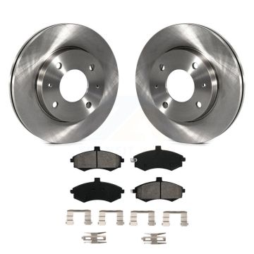 Front Disc Brake Rotors And Semi-Metallic Pads Kit For Hyundai Elantra K8S-100405