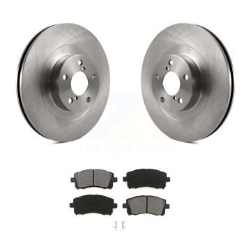 Front Disc Brake Rotors And Semi-Metallic Pads Kit For Subaru Impreza Outback Legacy K8S-100414