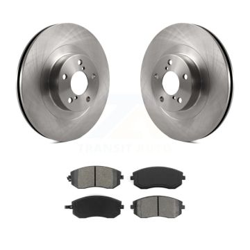 Front Brake Rotor & Semi-Metallic Pad Kit For Subaru Forester Impreza Outback Legacy Baja K8S-100415