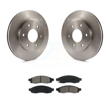Front Brake Rotors Semi-Metallic Pad Kit For Nissan TITAN Pathfinder Armada INFINITI QX56 K8S-100423