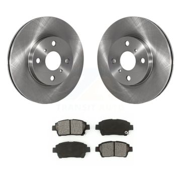 Front Disc Brake Rotors And Semi-Metallic Pads Kit For 2004-2006 Scion xB xA K8S-100425