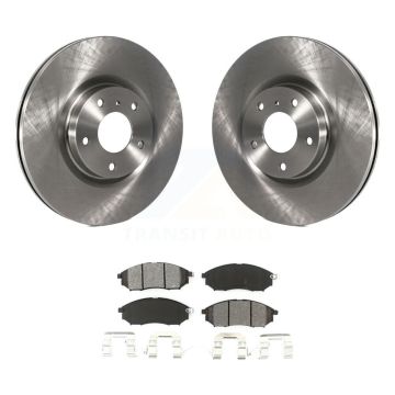 Front Brake Rotor Semi-Metallic Pad Kit For INFINITI Nissan Murano G37 G35 EX35 370Z QX50 K8S-100445