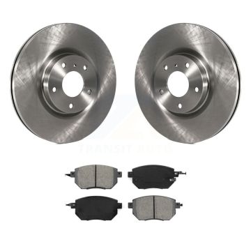 Front Disc Brake Rotors And Semi-Metallic Pads Kit For Nissan Murano Altima Maxima K8S-100446