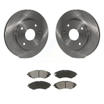 Front Disc Brake Rotors And Semi-Metallic Pad Kit For Chevrolet Optra Suzuki Forenza Reno K8S-100456