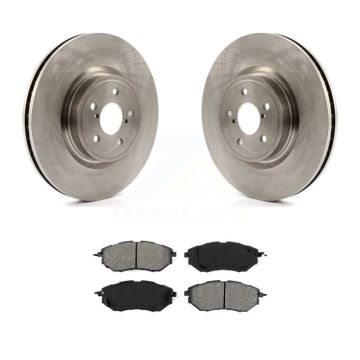 Front Disc Brake Rotors And Semi-Metallic Pads Kit For Subaru Forester Outback Legacy K8S-100462