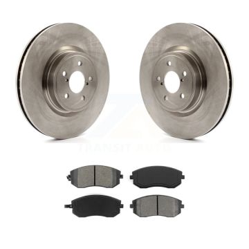 Front Disc Brake Rotors And Semi-Metallic Pads Kit For Subaru Legacy K8S-100463